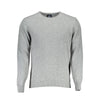 North Sails Gray Wool Men Sweater North Sails
