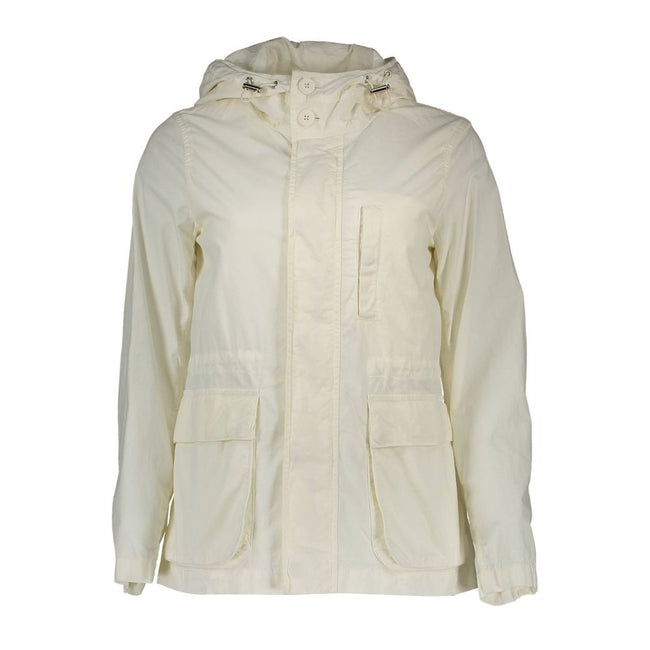 Gant White Cotton Women Jacket Gant