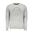 North Sails Gray Organic Cotton Men Sweater North Sails