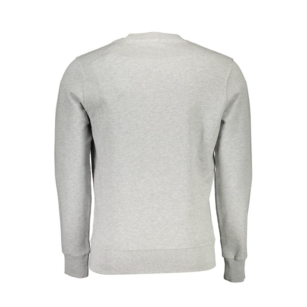 North Sails Gray Organic Cotton Men Sweater North Sails