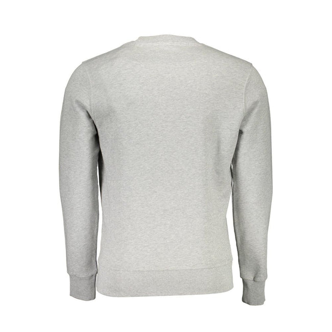 North Sails Gray Organic Cotton Men Sweater North Sails