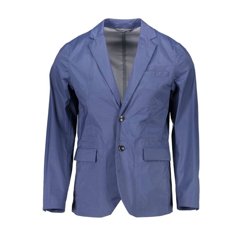 Gant Blue Nylon Men Jacket Gant