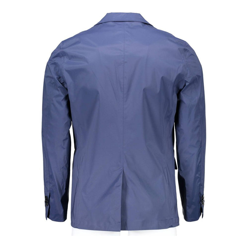 Gant Blue Nylon Men Jacket Gant
