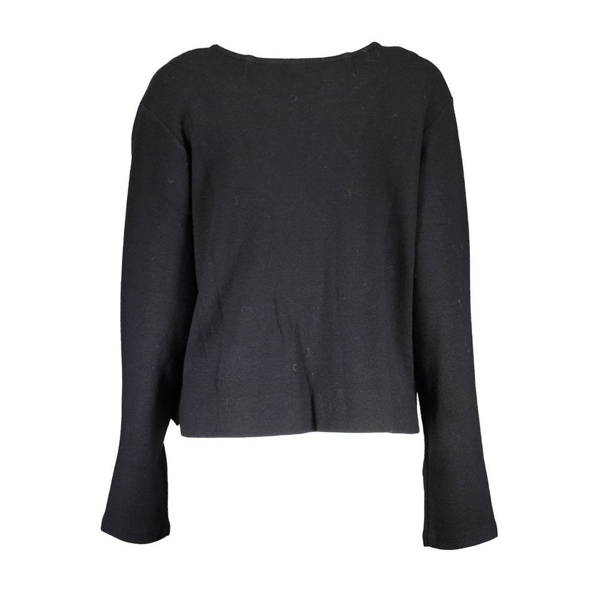 Gant Black Wool Women Cardigan Gant