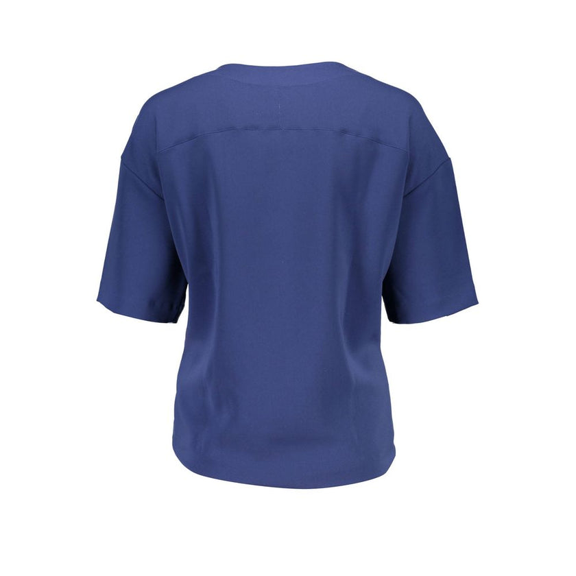 Gant Blue Cotton Women T-Shirt Gant