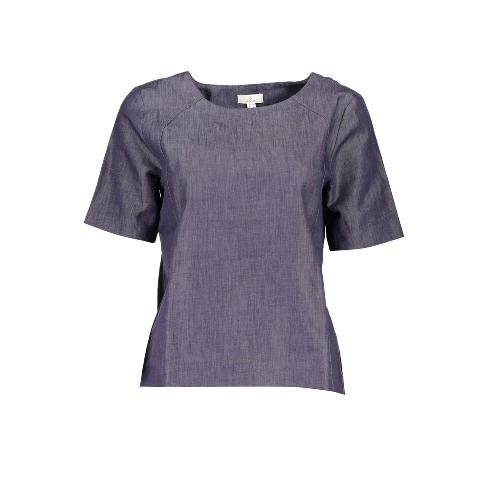 Gant Blue Cotton Unisex T-Shirt Gant