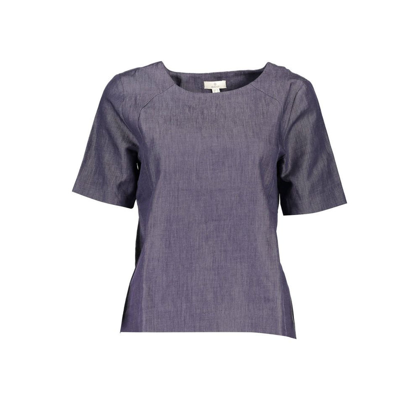 Gant Blue Cotton Women T-Shirt Gant