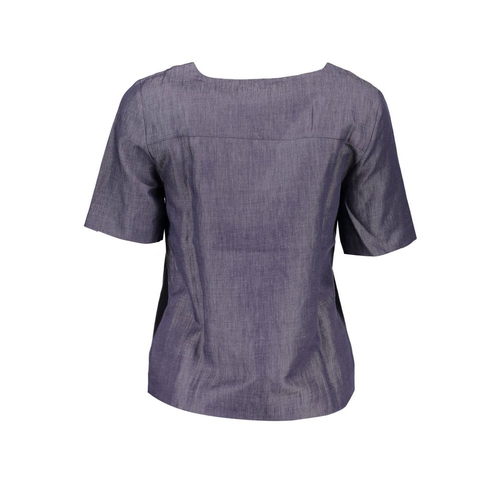 Gant Blue Cotton Unisex T-Shirt Gant