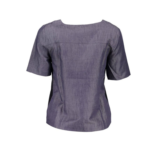 Gant Blue Cotton Unisex T-Shirt Gant