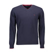 Harmont & Blaine Blue Wool Men Sweater Harmont & Blaine