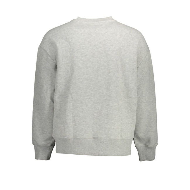 Tommy Hilfiger Gray Cotton Men Sweater Tommy Hilfiger