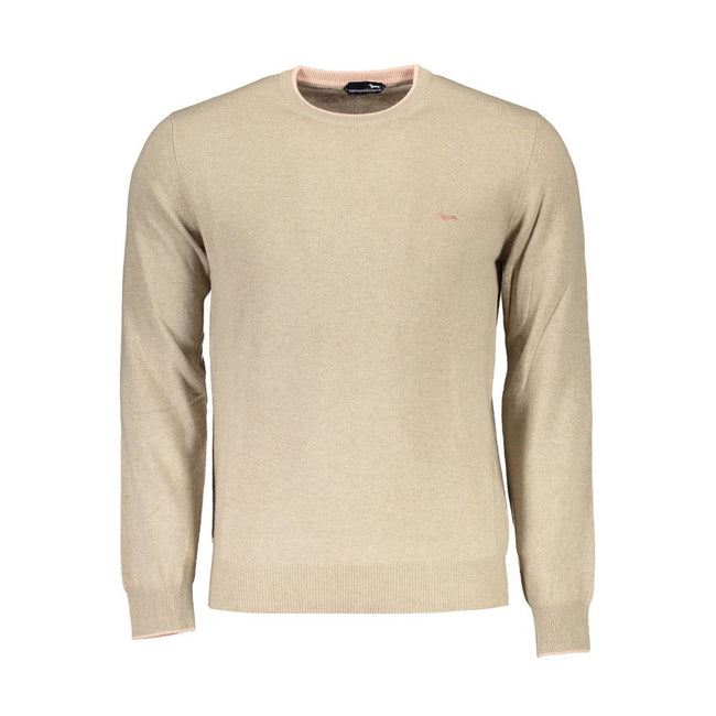 Harmont & Blaine Beige Wool Men Sweater Harmont & Blaine
