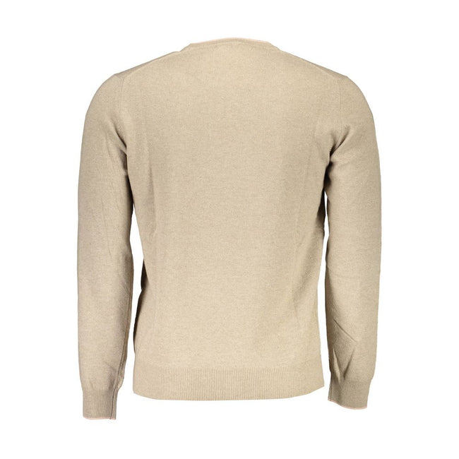 Harmont & Blaine Beige Wool Men Sweater Harmont & Blaine