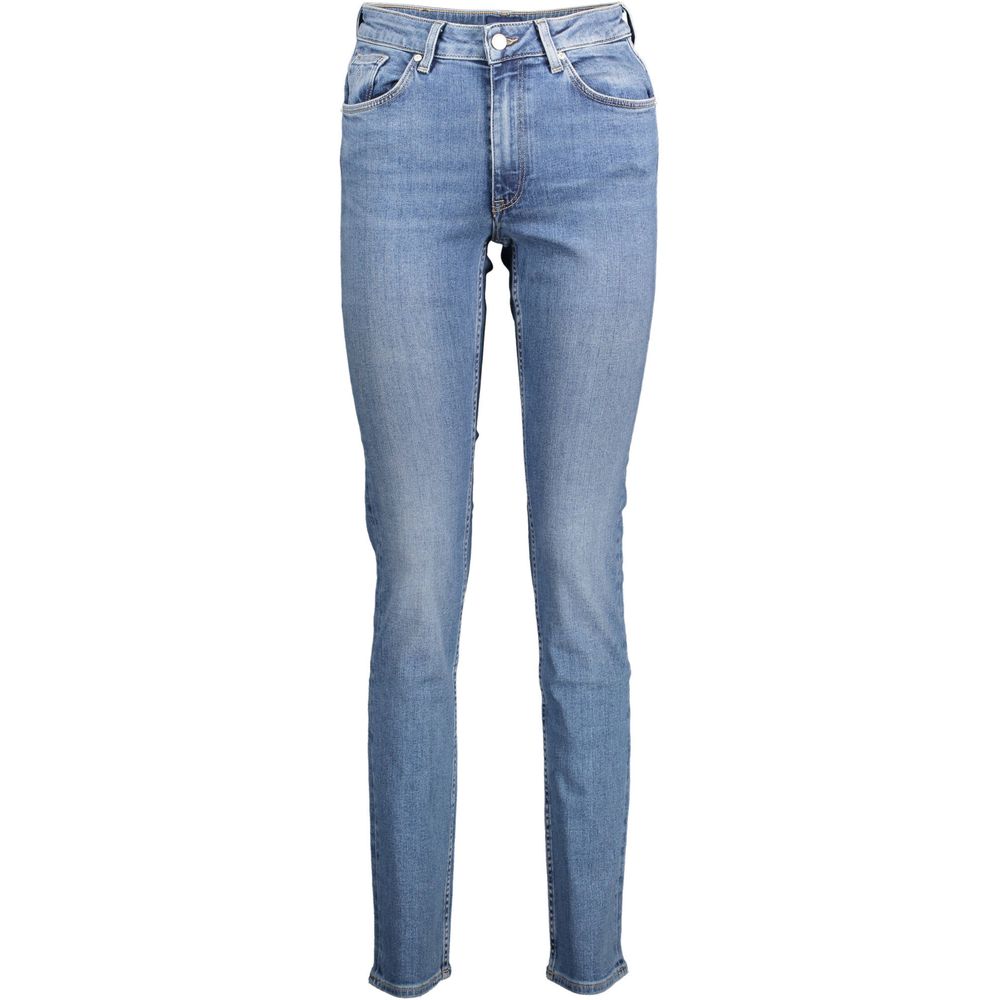 Gant Blue Cotton Women Jeans Gant