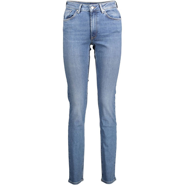 Gant Blue Cotton Women Jeans Gant