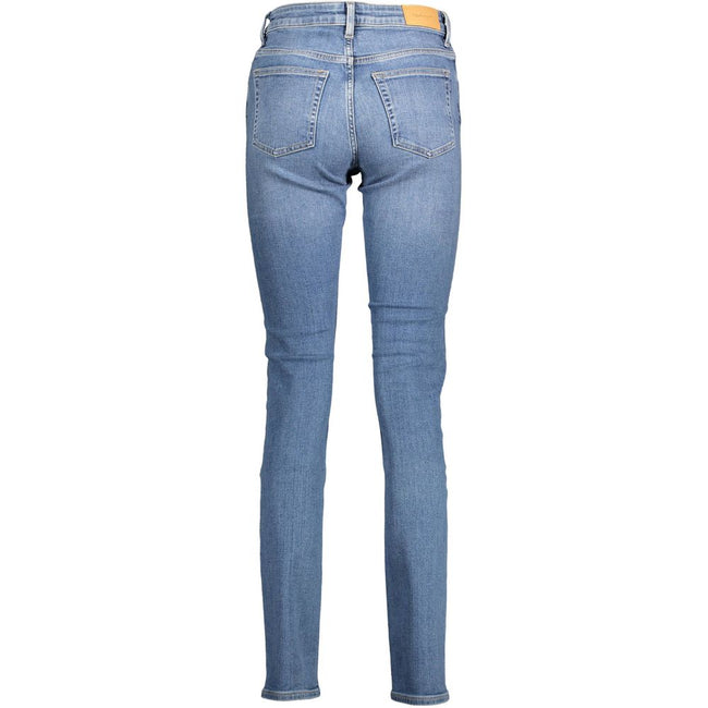 Gant Blue Cotton Women Jeans Gant