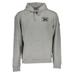 North Sails Gray Cotton Men Sweatshirt North Sails