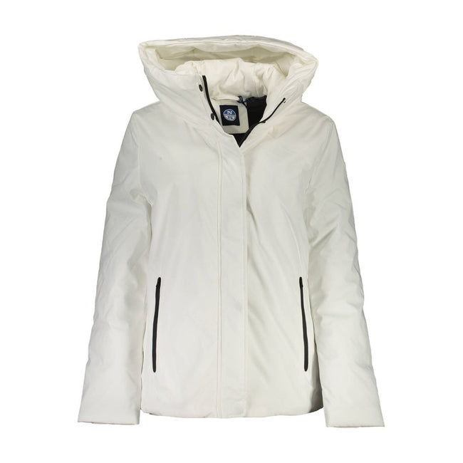 North Sails White Polyester Women Jacket North Sails