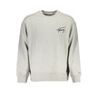 Tommy Hilfiger Gray Cotton Men Sweater Tommy Hilfiger