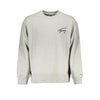 Tommy Hilfiger Gray Cotton Men Sweater Tommy Hilfiger