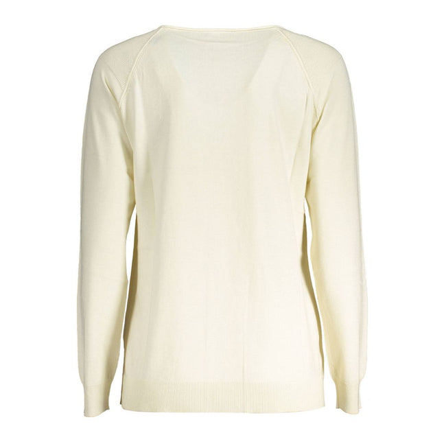 North Sails White Viscose Women Sweater North Sails