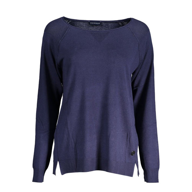 North Sails Blue Viscose Women Sweater North Sails