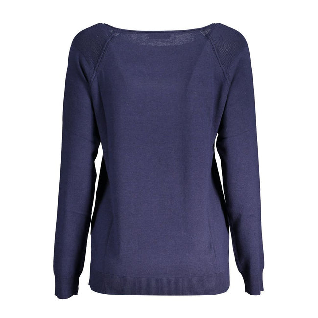 North Sails Blue Viscose Women Sweater North Sails