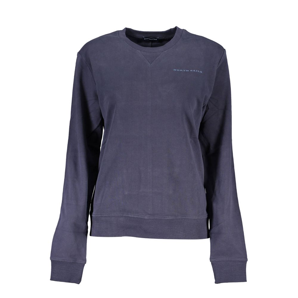 North Sails Blue Cotton Women Sweater North Sails