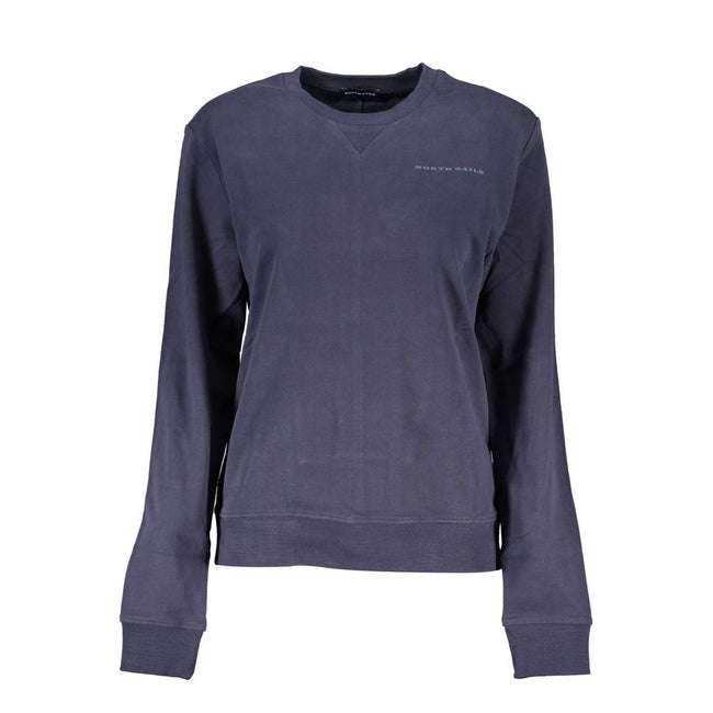 North Sails Blue Cotton Women Sweater North Sails