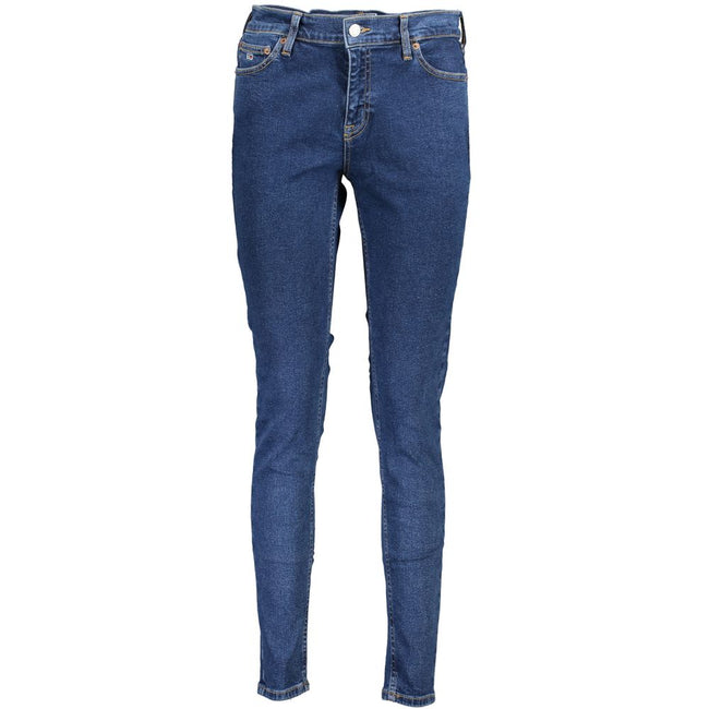 Tommy Hilfiger Blue Cotton Women Skinny Jean Tommy Hilfiger