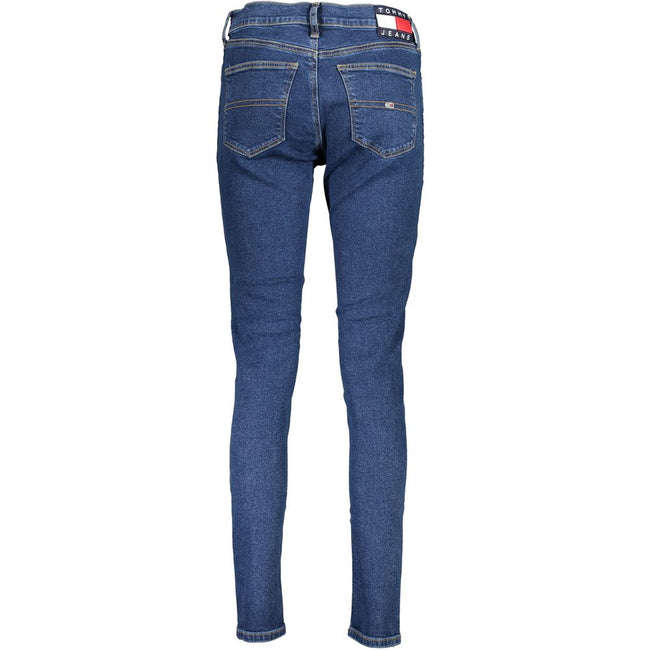 Tommy Hilfiger Blue Cotton Women Skinny Jean Tommy Hilfiger