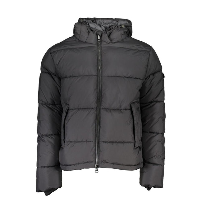 North Sails Black Polyester Men Jacket North Sails