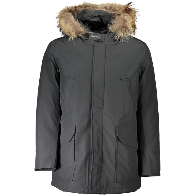 Woolrich Gray Cotton Men's Jacket Woolrich