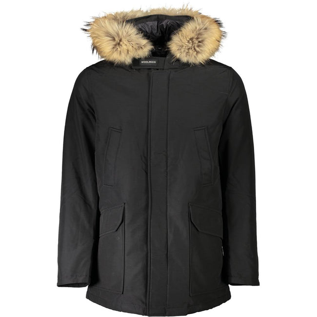 Woolrich Black Cotton Men Jacket Woolrich