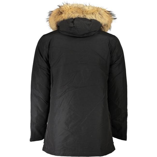 Woolrich Black Cotton Men Jacket Woolrich