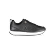 Tommy Hilfiger Black Leather Women Sneaker Tommy Hilfiger
