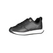 Tommy Hilfiger Black Leather Women Sneaker Tommy Hilfiger