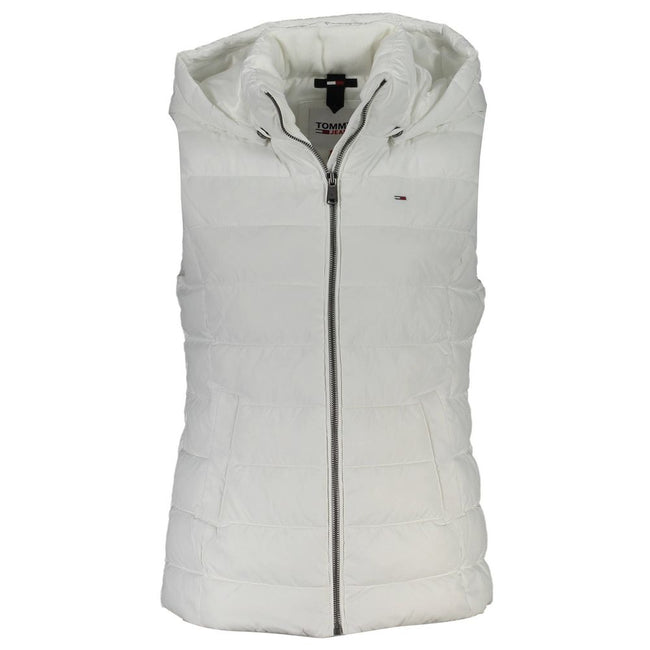 Tommy Hilfiger White Polyester Women Jacket Tommy Hilfiger
