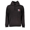 Tommy Hilfiger Black Cotton Men's Sweater Hoodie Tommy Hilfiger