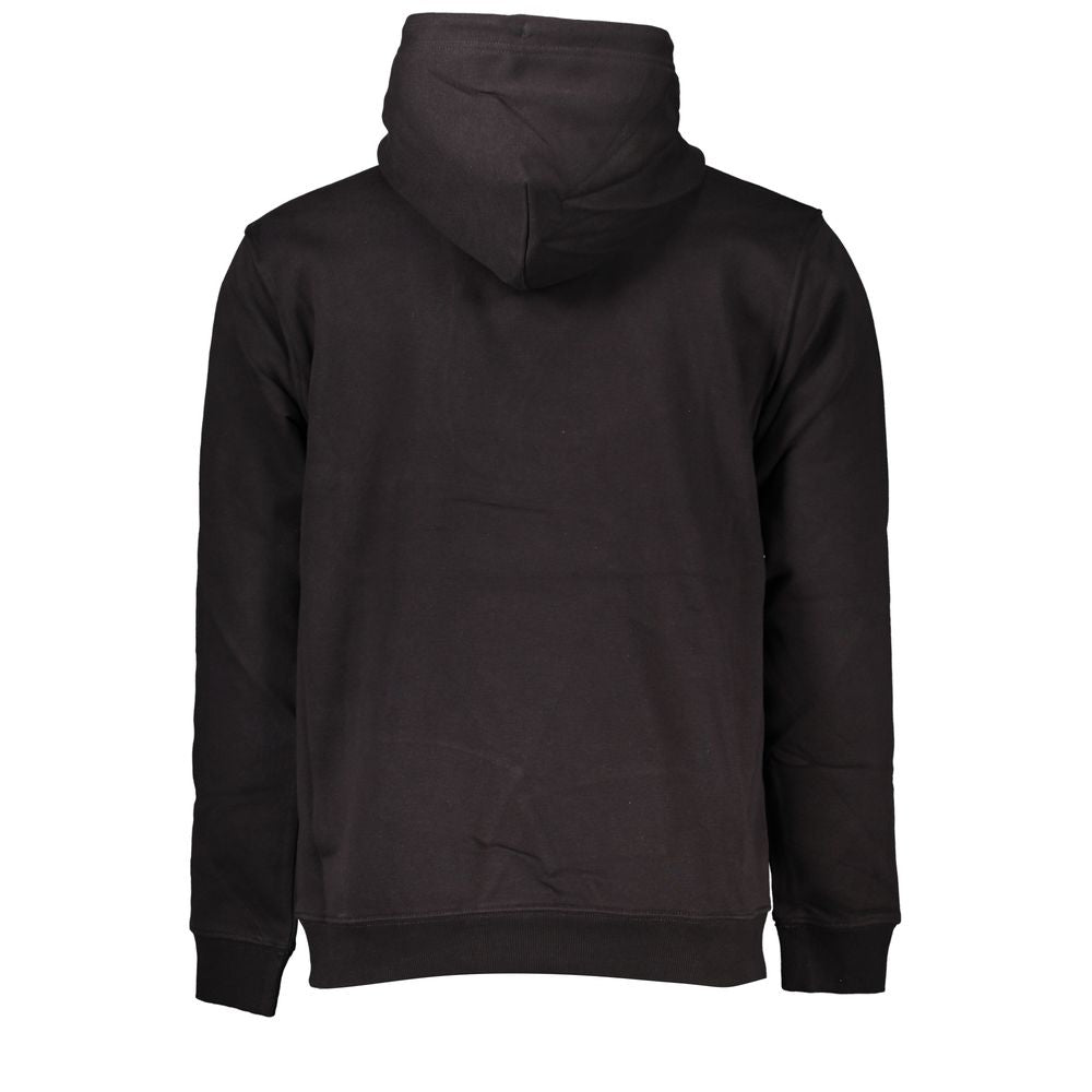Tommy Hilfiger Black Cotton Men's Sweater Hoodie Tommy Hilfiger