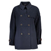 Tommy Hilfiger Blue Cotton Jackets & Coat Tommy Hilfiger