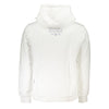 Hugo Boss White Cotton Men Sweater with Hood Hugo Boss
