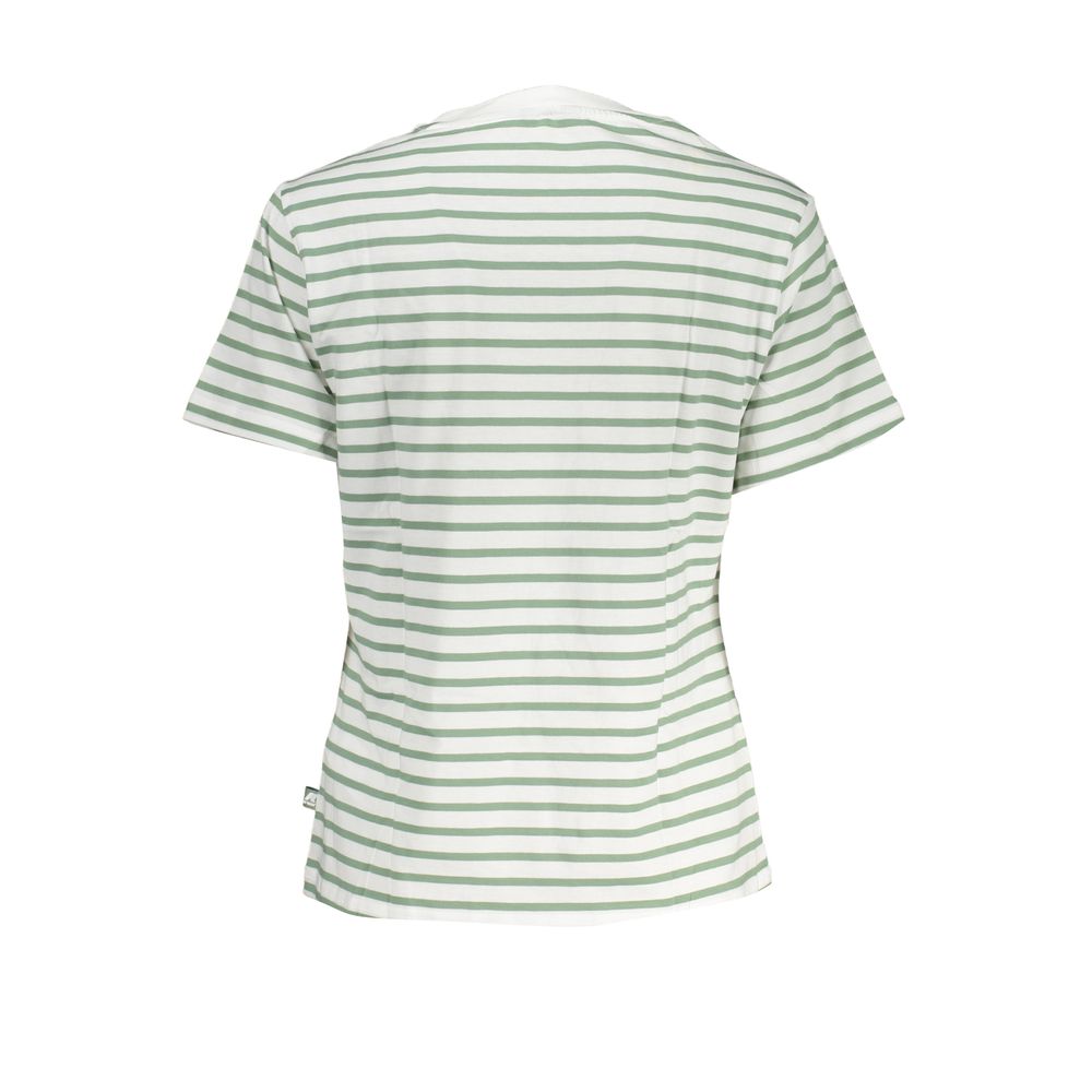 K-WAY White Cotton Women T-Shirt K-WAY