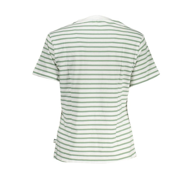K-WAY White Cotton Women T-Shirt K-WAY