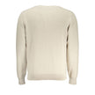 K-WAY Beige Crew Neck Cotton Sweater with Logo Detail K-WAY