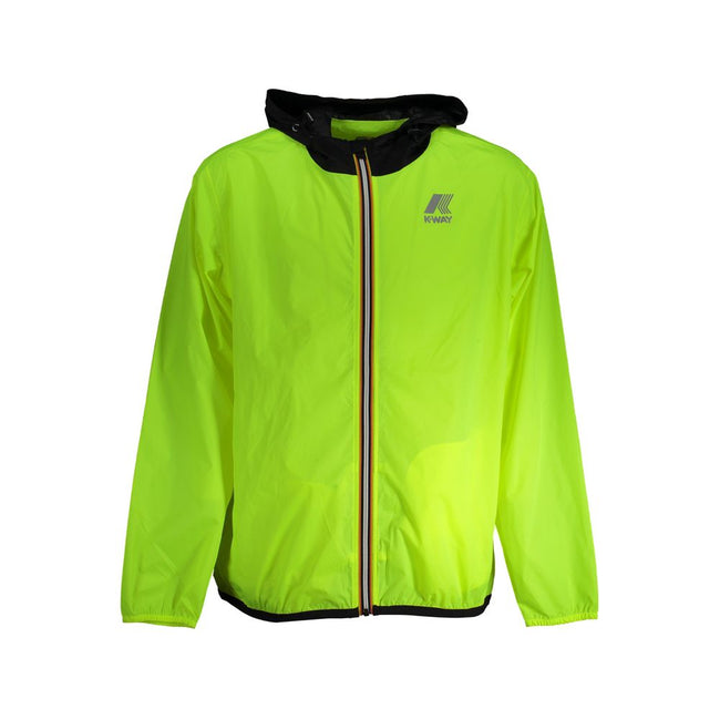 K-WAY Yellow Polyamide Men Jacket K-WAY