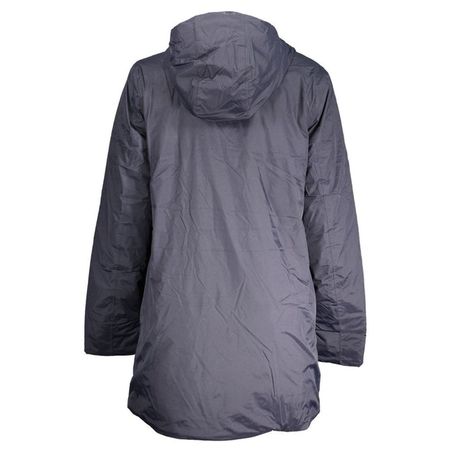 K-WAY Blue Polyamide Jackets & Coat K-WAY