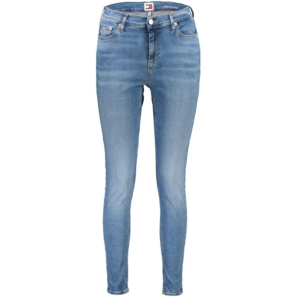 Tommy Hilfiger Blue Cotton Women Skinny Jean Tommy Hilfiger