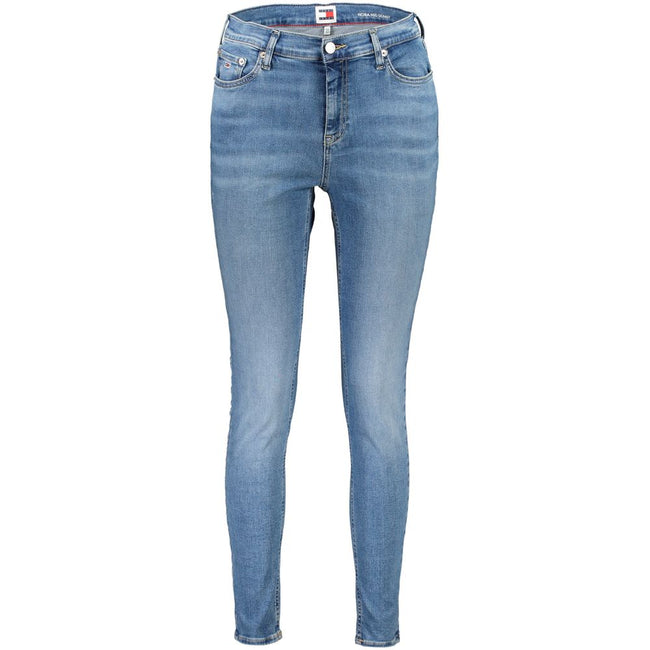 Tommy Hilfiger Blue Cotton Women Skinny Jean Tommy Hilfiger