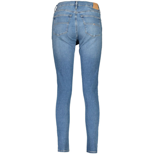 Tommy Hilfiger Blue Cotton Women Skinny Jean Tommy Hilfiger